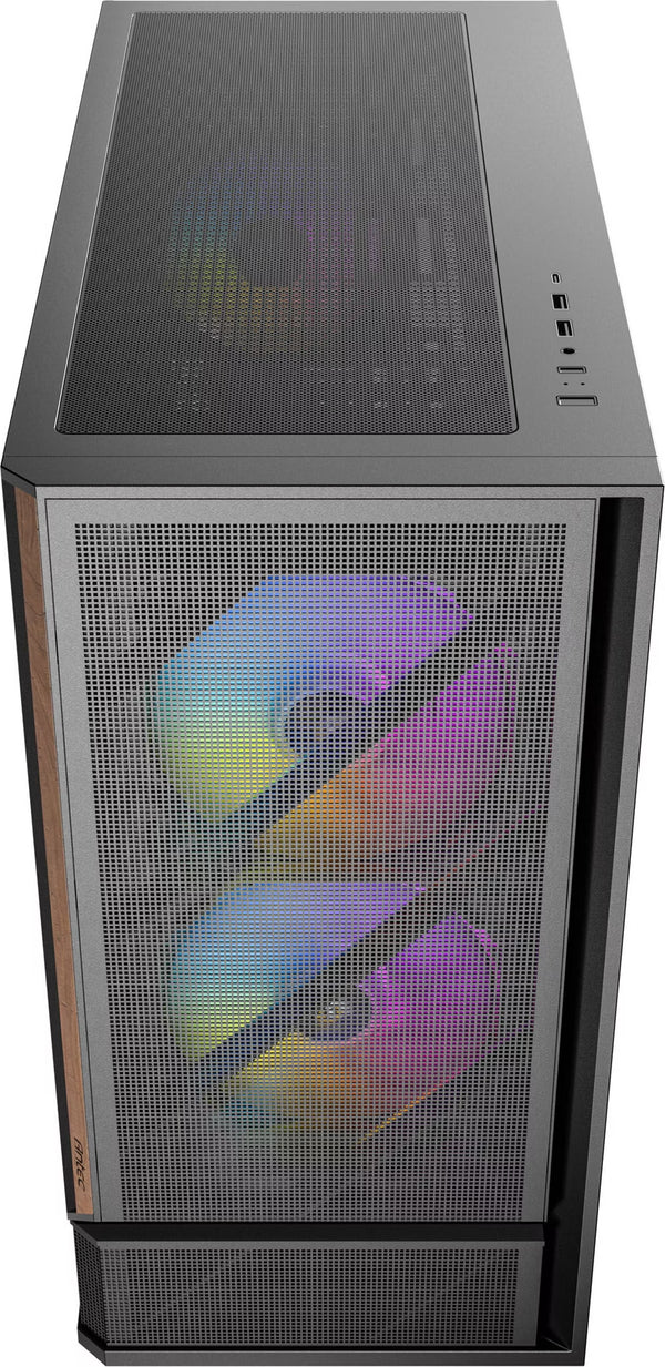 Antec P30 RGB Noir vue de trois quarts