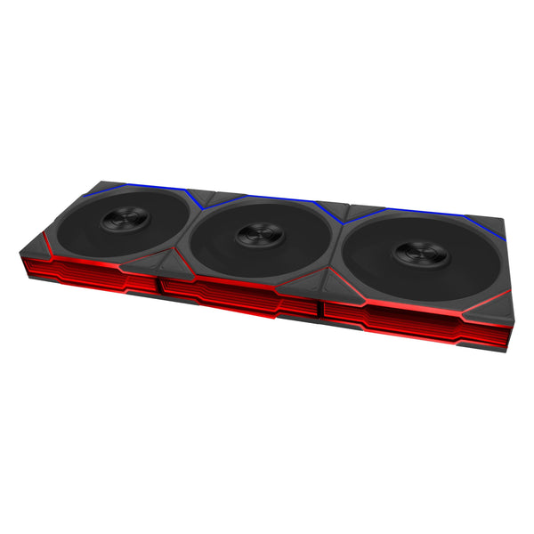 Lot de 3x Lian Li Uni Fan TL Flex RGB avec contrôleur 12cm Noir : ventilateur de boîtier