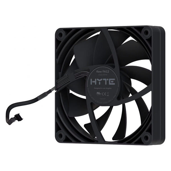Lot de 4x Hyte FA12 12cm Noir : ventilateur de boîtier