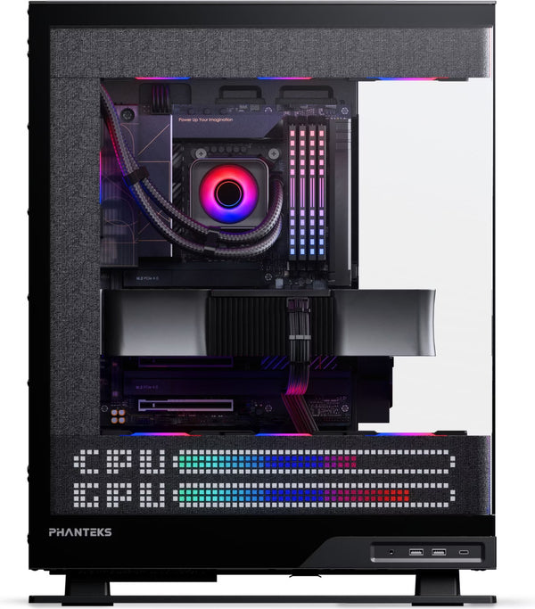 Phanteks Evolv X2 Matrix RGB Noir vue de trois quarts