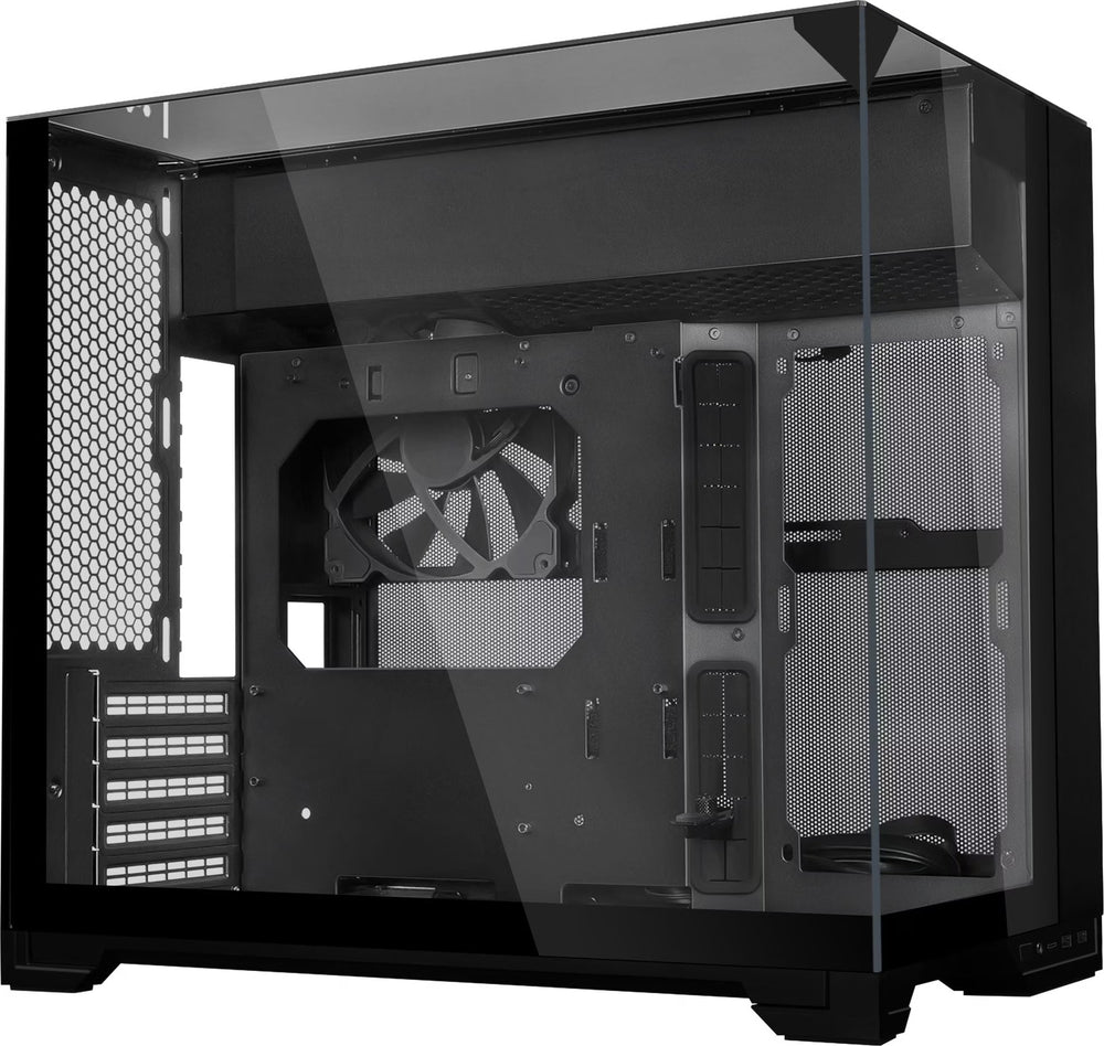 Lian Li O11 Vision-M Noir vue de trois quarts