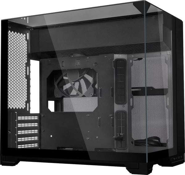 Lian Li O11 Vision-M Noir vue de trois quarts