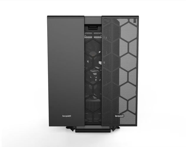 be quiet! Silent Base 802 Noir vue de trois quarts