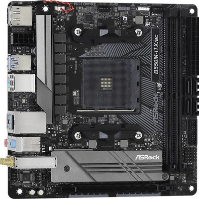 ASRock B550M-ITX/ac — compatible avec Processeur AMD Ryzen 7 5700X – AM4 -  Tray