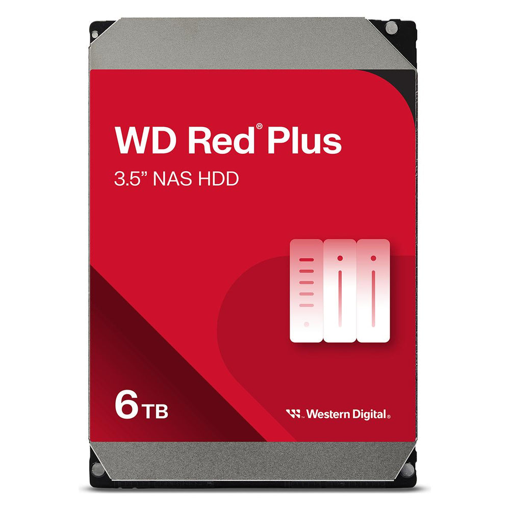 Disque dur Western Digital Red Plus 6 To 3,5 pouces SATA