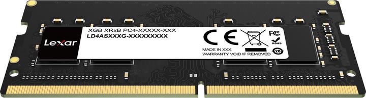 Barrette Mémoire RAM Lexar SO-DIMM DDR4 – 16 Go – 3200 MHz – Noir