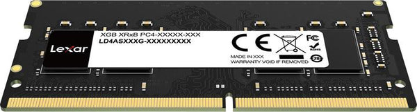 Barrette Mémoire RAM Lexar SO-DIMM DDR4 – 16 Go – 3200 MHz – Noir