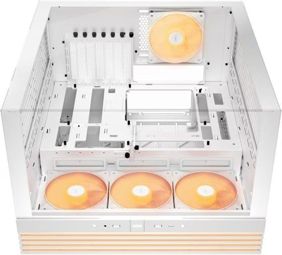 be quiet! Light Base 600 LX RGB Blanc vue de trois quarts