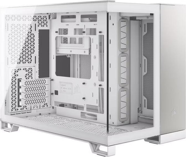 Corsair 2500X Blanc/Argent vue de trois quarts