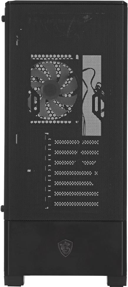 MSI Mag Forge 110R RGB Noir vue de trois quarts