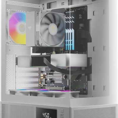 Boîtier PC Gamdias Atlas E1 RGB Blanc - Moyen Tour ATX