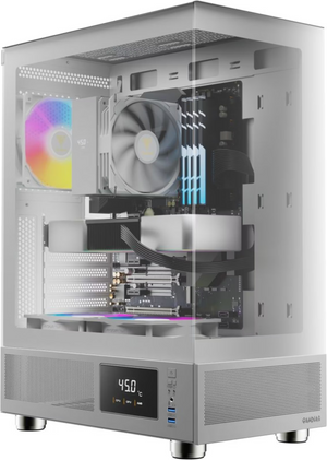 Boîtier PC Gamdias Atlas E1 Blanc - Moyen Tour ATX