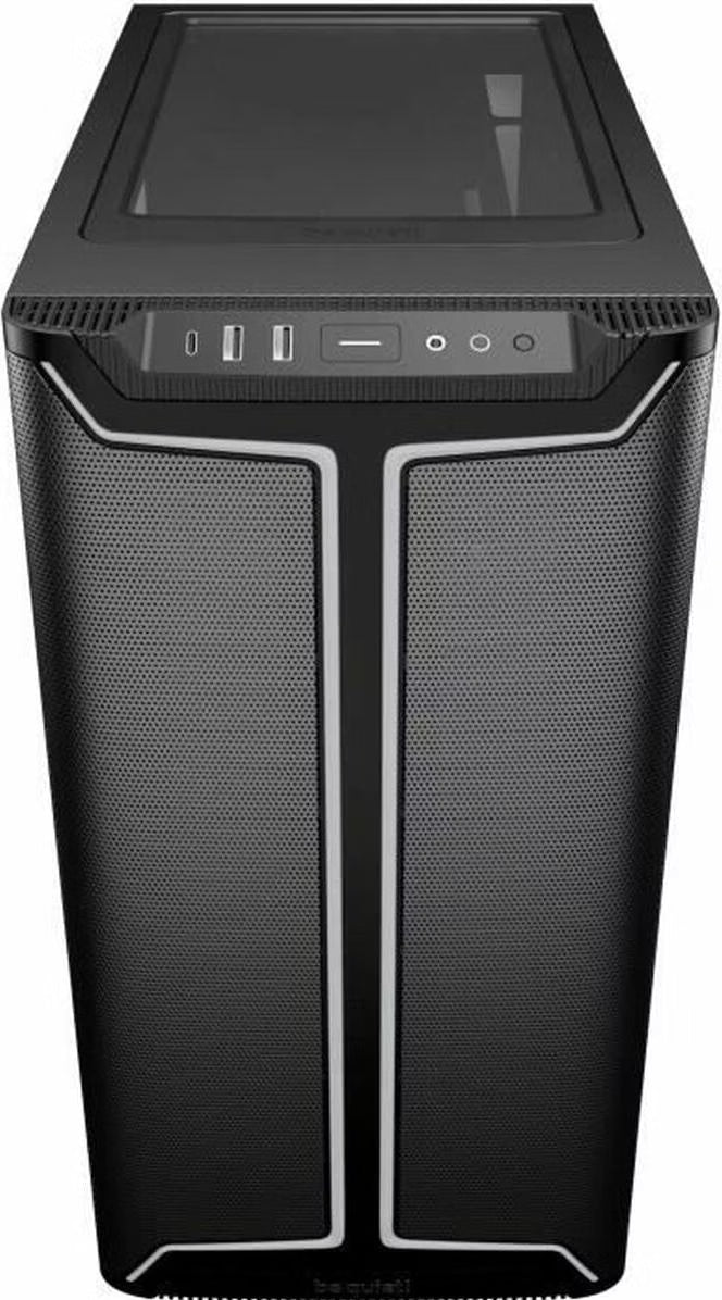 be quiet! Pure Base 501 DX RGB Noir vue de trois quarts