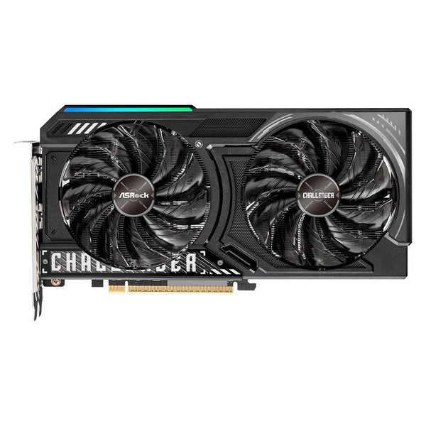 ASRock AMD Radeon RX 9060 XT Challenger OC 16 Go - carte graphique vue de face