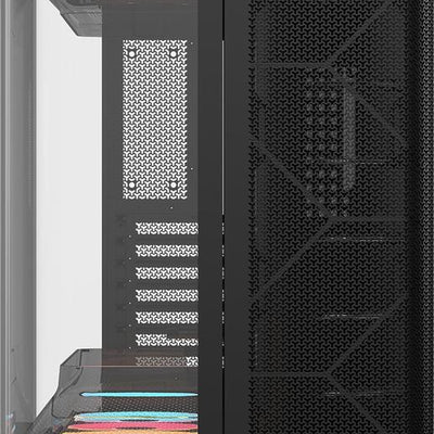 Boîtier PC Corsair AIR 5400 LX-R RGB iCUE LINK Noir - Moyen Tour E-ATX