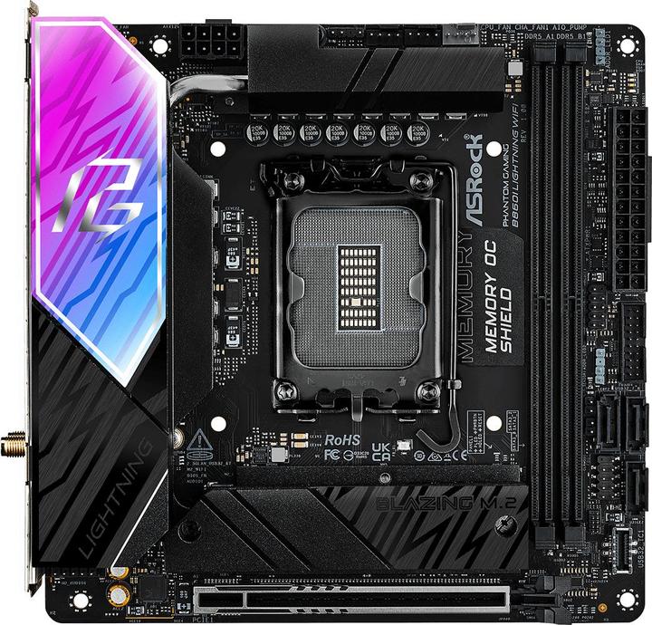ASRock B860I Lightning WiFi carte mère Mini-ITX socket LGA1851