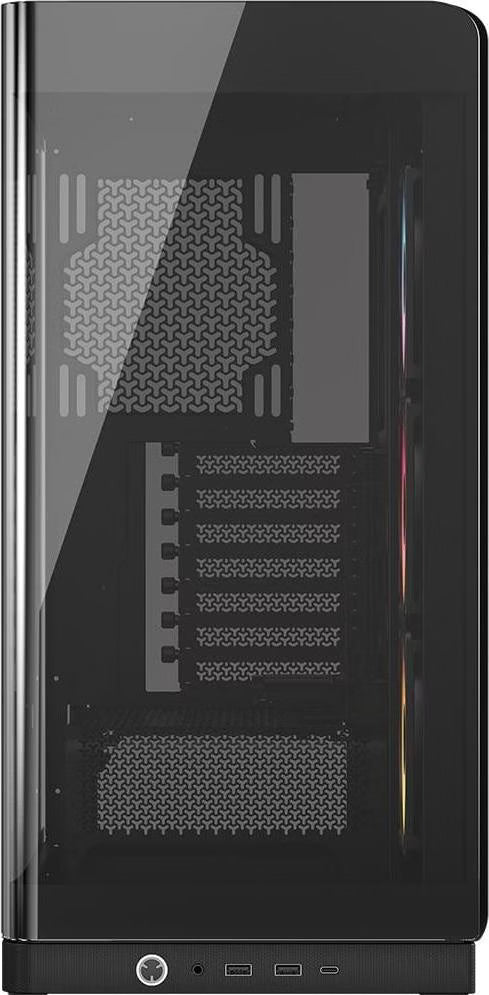 Corsair Frame 4500X RS-R Panoramic RGB Noir vue de trois quarts