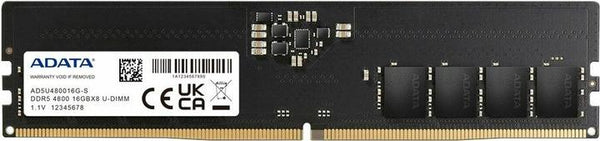 Barrette Mémoire RAM Adata DDR5 – 16 Go – 4800 MHz – Noir – OEM