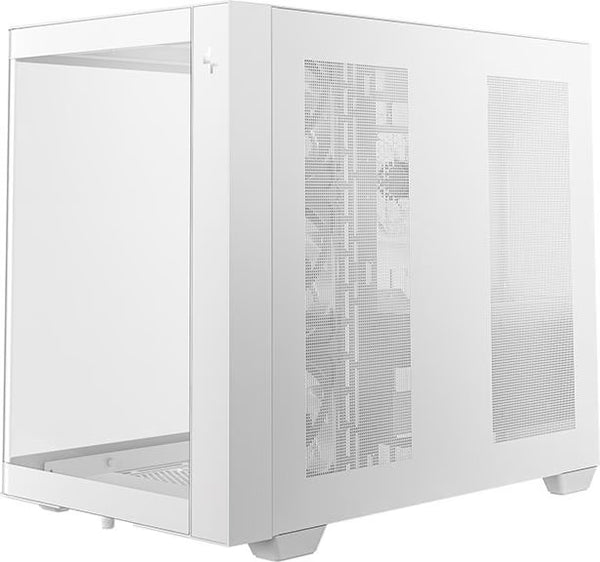 DeepCool CG530U 4F RGB Blanc vue de trois quarts