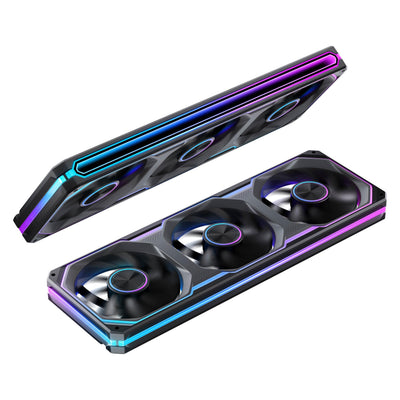 Triple Jonsbo XA-360B RGB - 3x 12cm - Noir