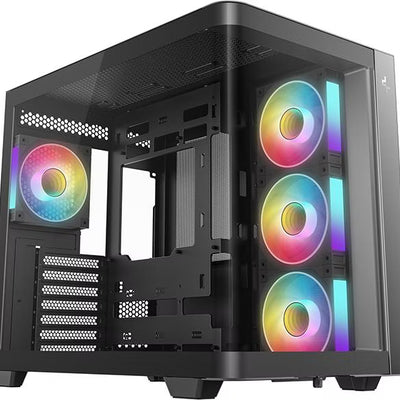 Boîtier PC DeepCool CG530U 4F RGB Noir - Moyen Tour ATX
