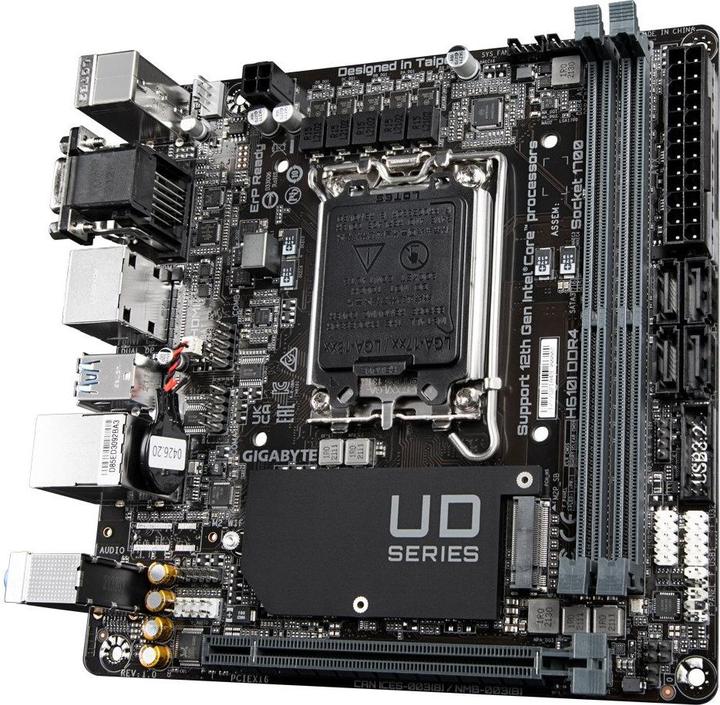 GIGABYTE H610I DDR4 carte mère Mini-ITX socket LGA1700
