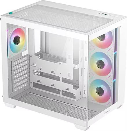 DeepCool CG530 4F Blanc vue de trois quarts