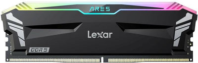 Kit Mémoire RAM Lexar Ares RGB DDR5 – 32 Go (2 x 16 Go) – 6800 MHz – Noir