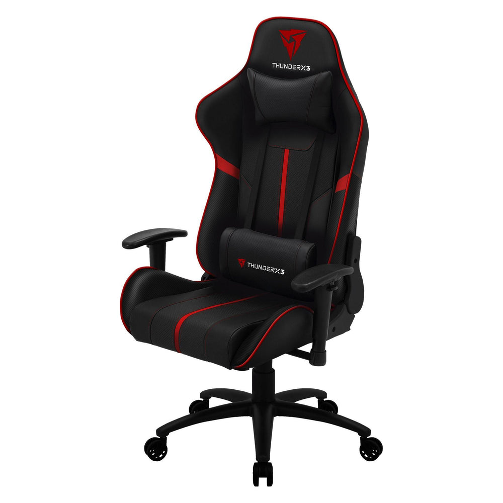 Fauteuil gamer ThunderX3 BC3 Air noir et rouge vue de face