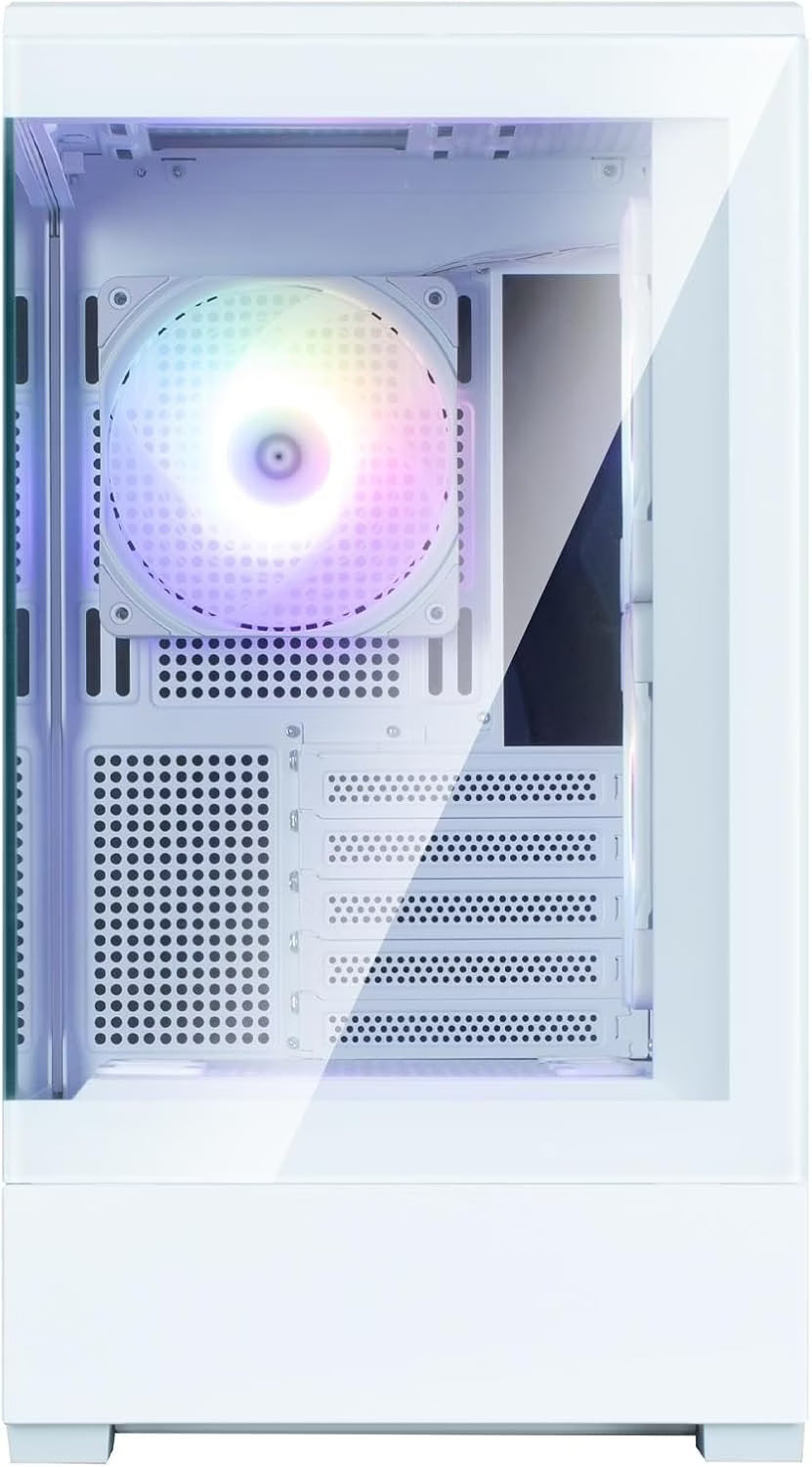 Zalman P30 V2 RGB Blanc vue de trois quarts