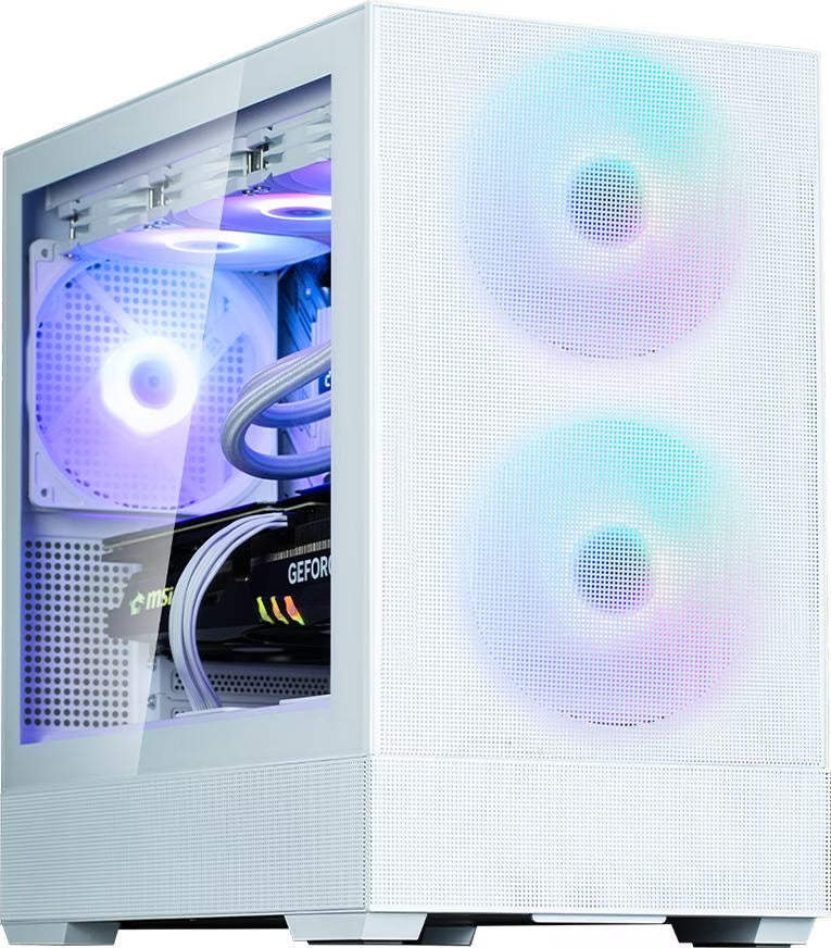 Zalman P30 Air RGB Blanc vue de trois quarts