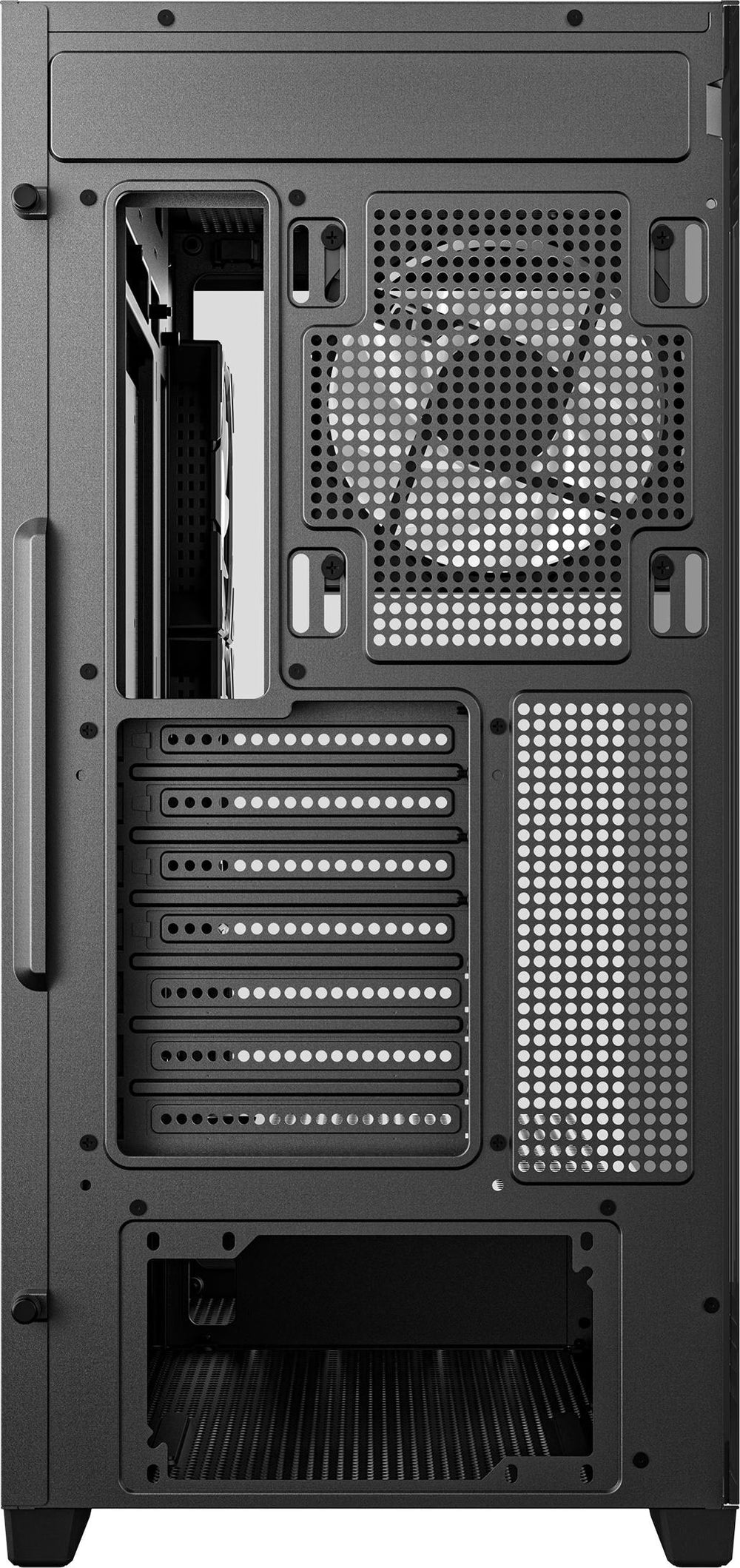 DeepCool CG580 4F RGB Noir vue de trois quarts