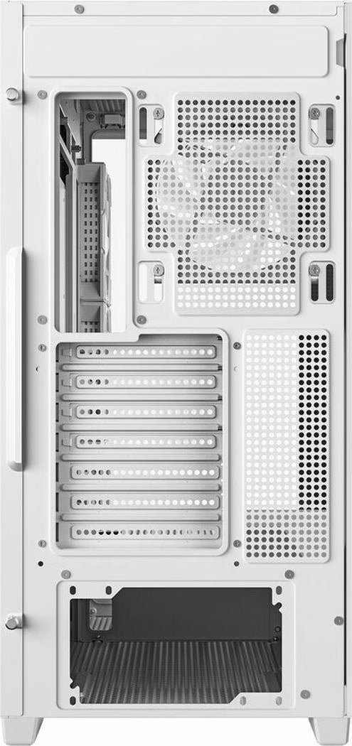 DeepCool CG580 4F RGB Blanc vue de trois quarts