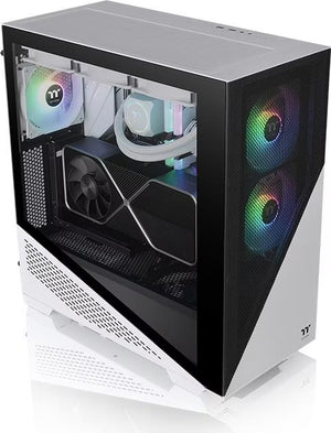 Boîtier PC Thermaltake Divider 370 TG Snow ARGB Blanc - Moyen Tour E-ATX