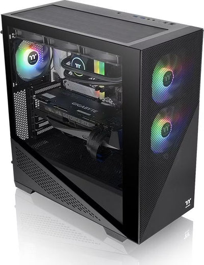 Boîtier PC Thermaltake Divider 370 TG ARGB Noir - Moyen Tour E-ATX