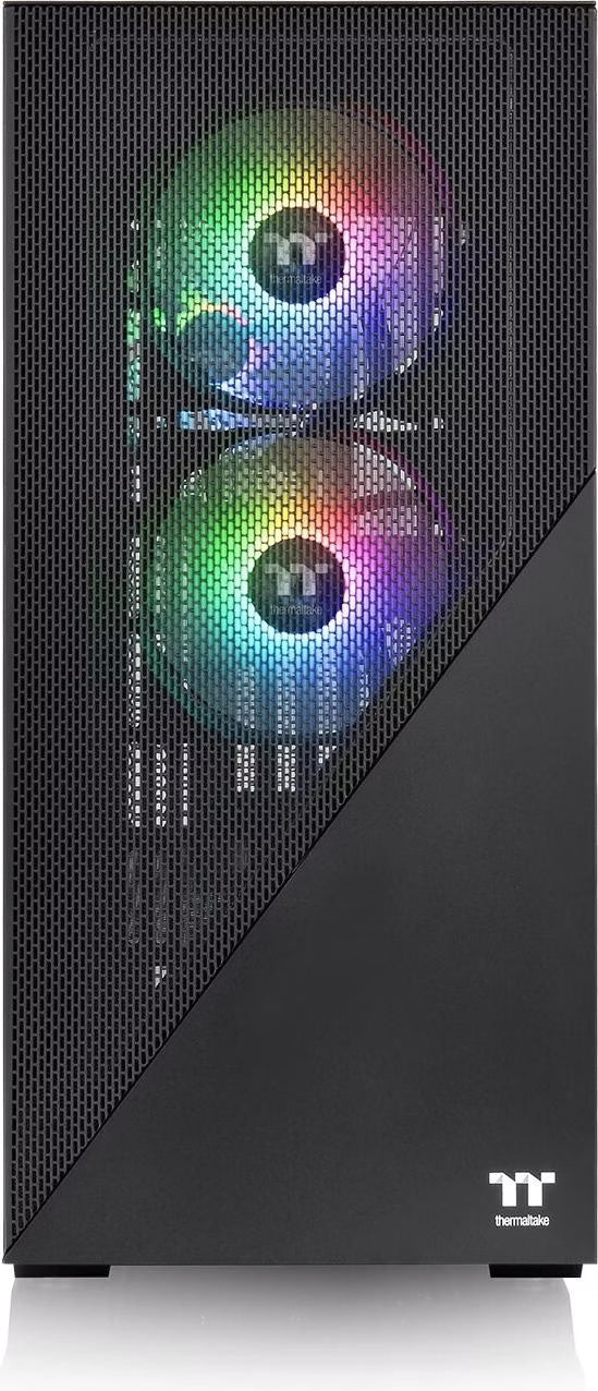 Thermaltake Divider 370 RGB Noir vue de trois quarts