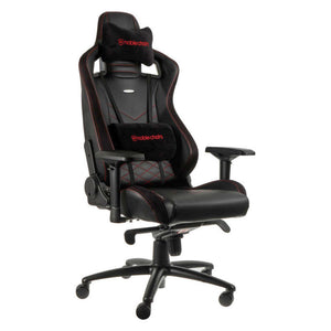 Fauteuil gamer Noblechairs Epic noir et rouge vue de face