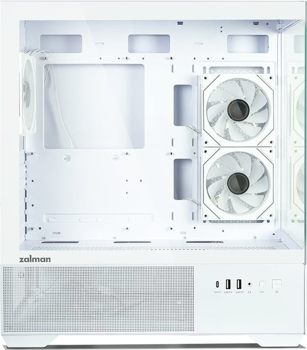 Zalman Chronix V2 Blanc vue de trois quarts