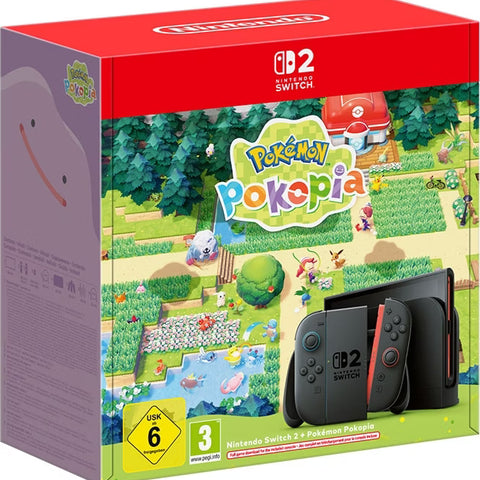Console Nintendo Switch 2 + Pokémon Pokopia (code de téléchargement) - Neuve — dans le même univers que Console Nintendo Switch avec Joy-Con Bleu Néon et Rouge Néon - Neuve