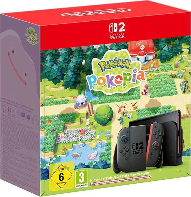 Boîte du pack Nintendo Switch 2 + Pokémon Pokopia