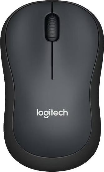 Souris sans fil Logitech M220 Silent noire, vue de dessus