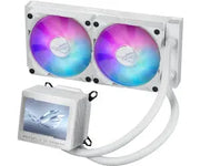 Refroidisseur liquide AIO ASUS ROG Ryugin III 240 ARGB blanc à double ventilateur RGB