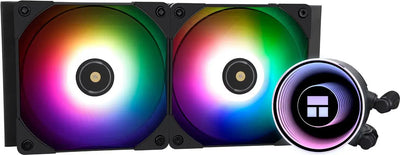 Radiateur Thermalright Frozen Notte 240 BLACK ARGB noir à double ventilateur RGB liquide
