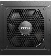 Alimentation MSI MAG A850GL PCIe5 850W blanc avec grille hexagonale noire