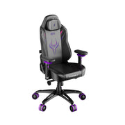 Fauteuil 1stPlayer Fast noir et violet, design ergonomique dos