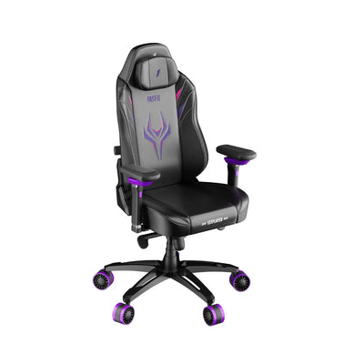 Fauteuil 1stPlayer Fast noir et violet, design ergonomique dos