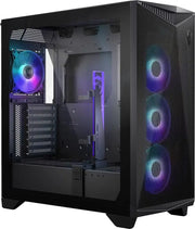 Boîtier MSI MPG GUNGNIR 300R AIRFLOW NOIR avec 3 ventilateurs LED violets