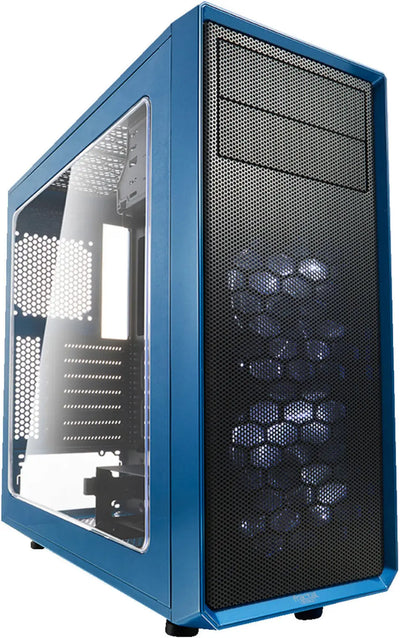 Boîtier PC Fractal Design Focus G Bleu avec panneau latéral transparent