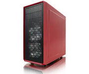 Fractal Design Focus G Rouge : boîtier PC rouge avec maille nid dabeille noire