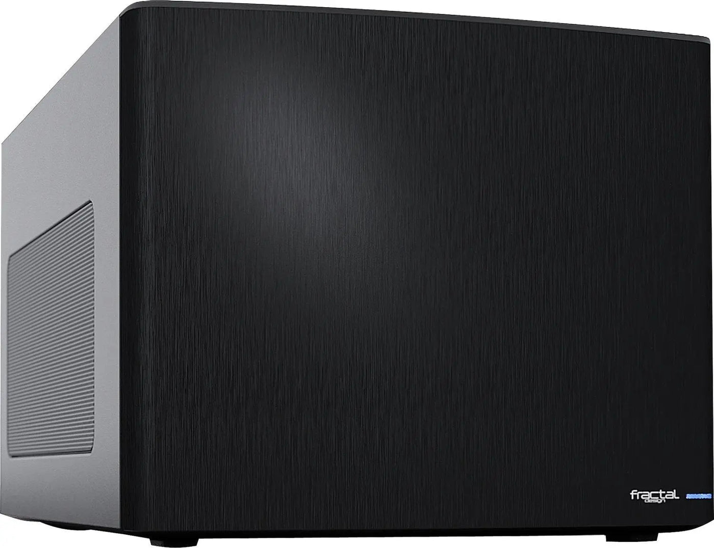 Coque PC Fractal Design Node 304 Noir, métal brossé noir mat texturé